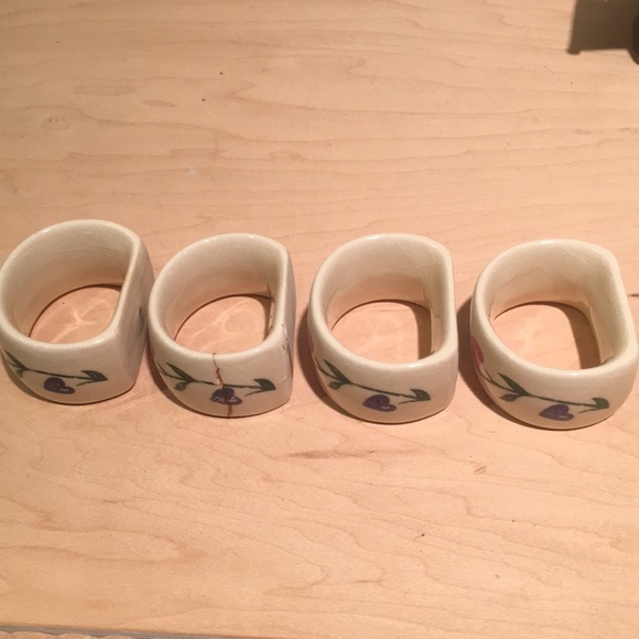 4 napkin rings - Picture 7 of 7